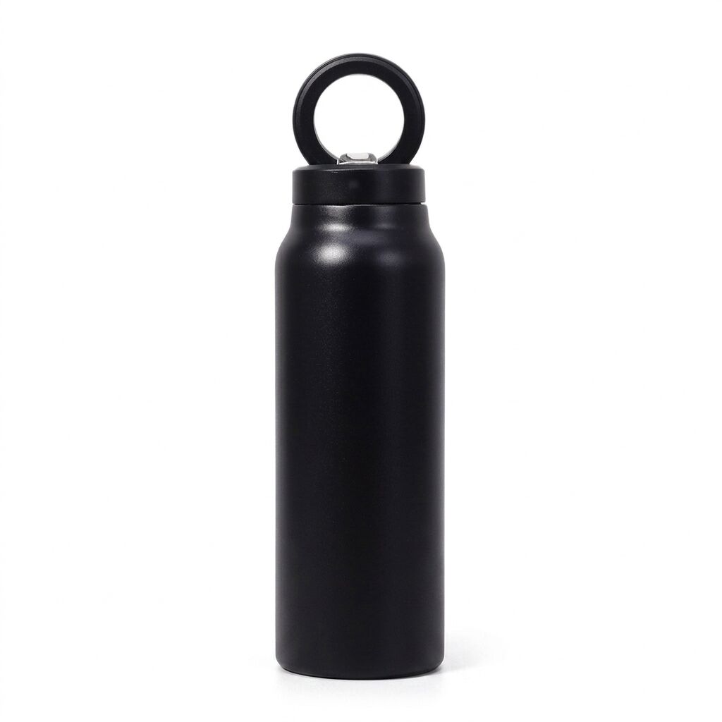 24oz Stainless Steel Water Bottle with Magnetic Lid